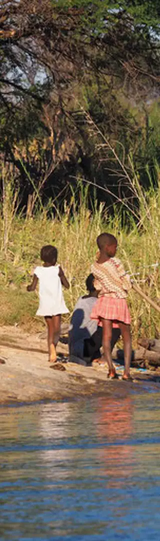 Beginn des Caprivi in Rundu